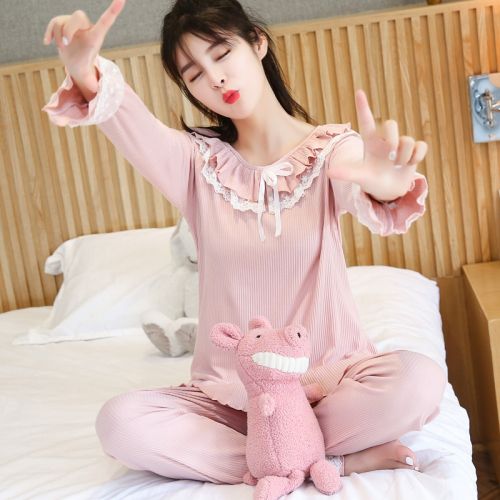 Pyjama pour femme en Polyester à manches longues - Ref 2989745