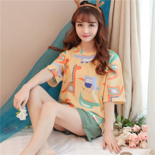 Pyjama pour femme en Coton à manche courte - Ref 2990864