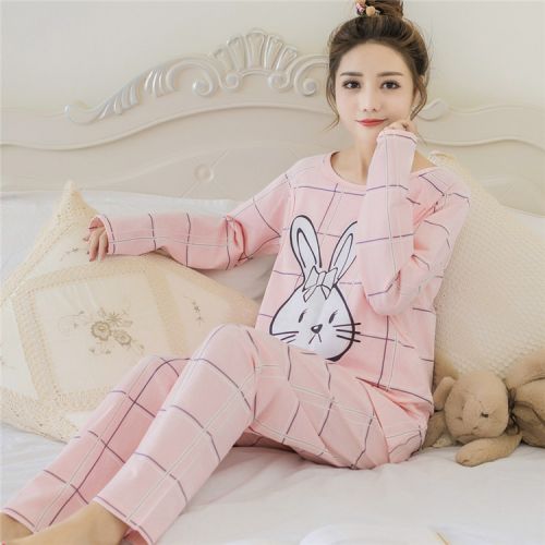 Pyjama pour femme en Coton à manches longues - Ref 2990874