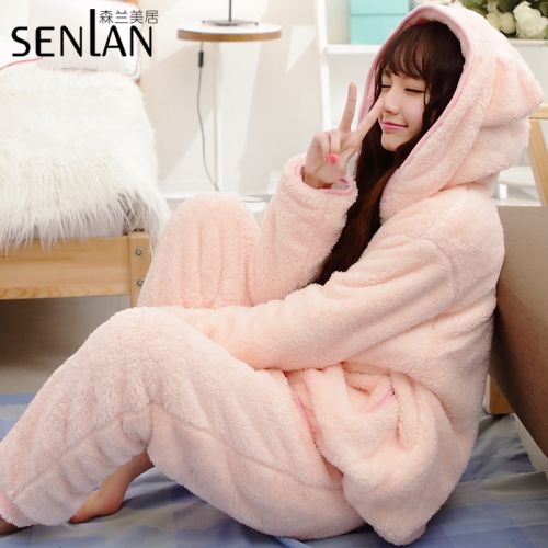 Pyjama pour femme en Polyester à manches longues - Ref 2990879