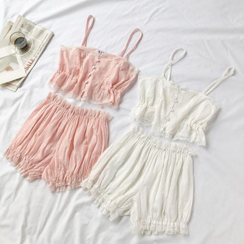 Pyjama pour femme en Polyester à sling - Ref 2990901