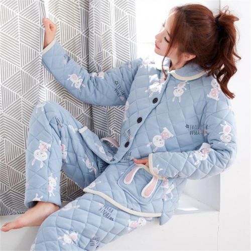 Pyjama pour femme en Coton à manches longues - Ref 2990906