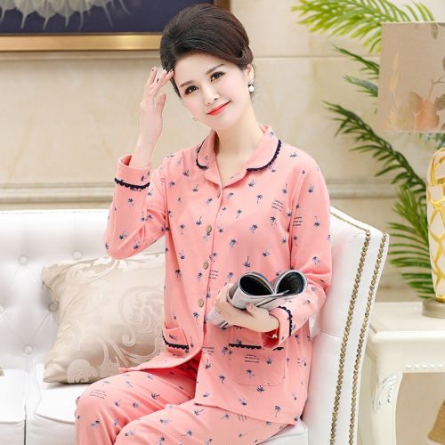 Pyjama pour femme en Coton à manches longues - Ref 2990944