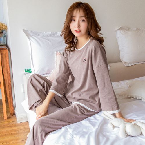 Pyjama pour femme en Coton à manches longues - Ref 2990949