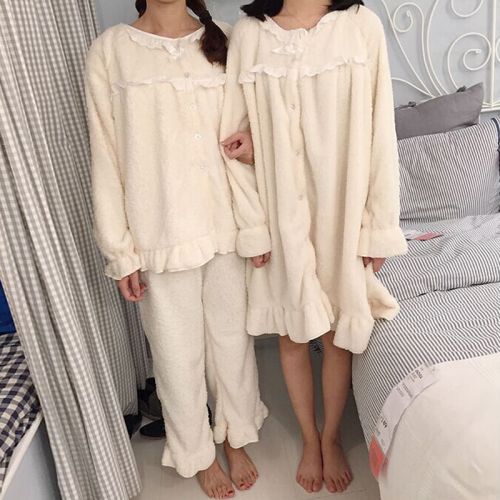 Pyjama pour femme en Polyester à manches longues - Ref 2991066