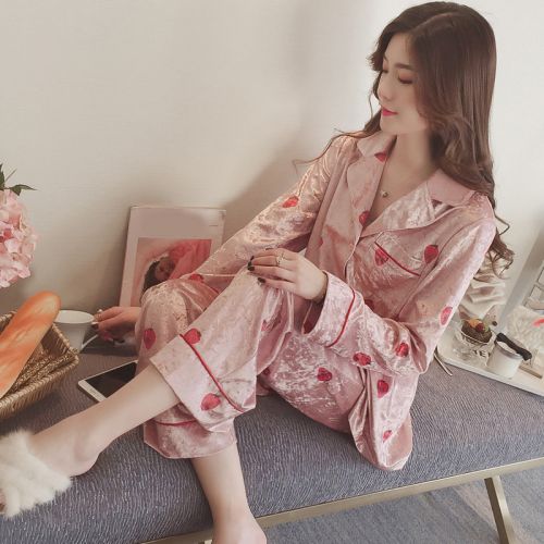 Pyjama pour femme à manches longues - Ref 2991217