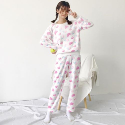 Pyjama pour femme en Polyester à manches longues - Ref 2991221