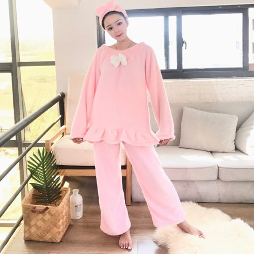Pyjama pour femme en Polyester à manches longues - Ref 2991223