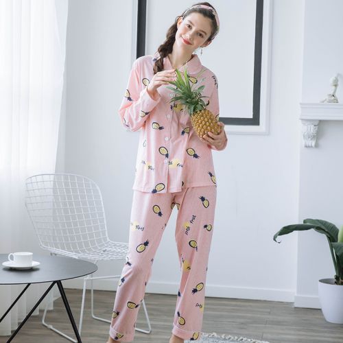 Pyjama pour femme LAPIN SIX LAPINS en Coton à manches longues - Ref 2991236