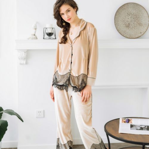 Pyjama pour femme LAPIN SIX LAPINS en Coton à manches longues - Ref 2991243