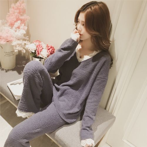 Pyjama pour femme à manches longues - Ref 2991244