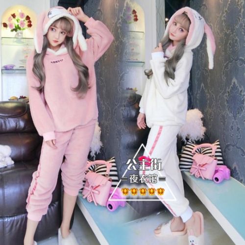 Pyjama pour femme en Coton à manches longues - Ref 2991249