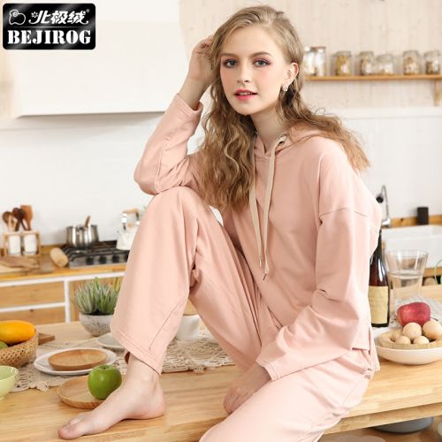 Pyjama pour femme BEJIROG en Coton à manches longues - Ref 2991263
