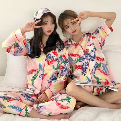 Pyjama pour femme en Polyester à manche courte - Ref 2991269