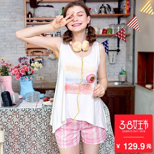Pyjama pour femme REALWILL à sans manches - Ref 2991294