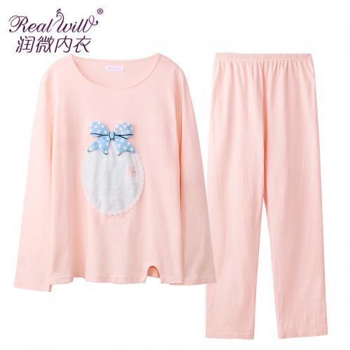 Pyjama pour femme REALWILL à manches longues - Ref 2991295