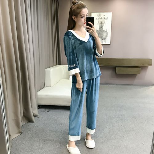 Pyjama pour femme à neuf manches - Ref 2991339