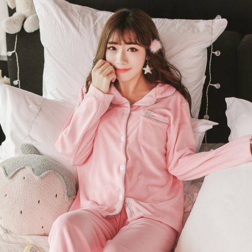 Pyjama pour femme en Polyester à manches longues - Ref 2991358