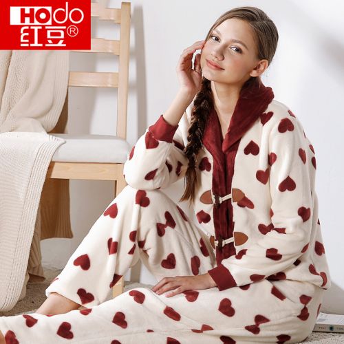 Pyjama pour femme HODO en Polyester à manches longues - Ref 2991435