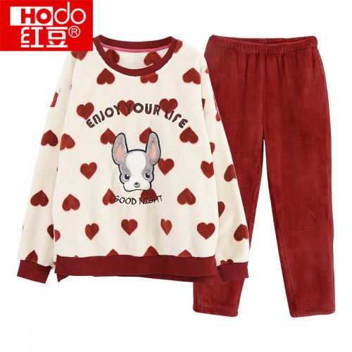 Pyjama pour femme HODO en Polyester à manches longues - Ref 2991449