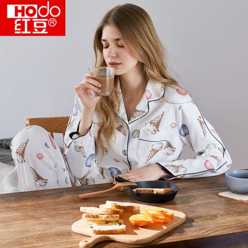 Pyjama pour femme HODO en Coton à manches longues - Ref 2991456