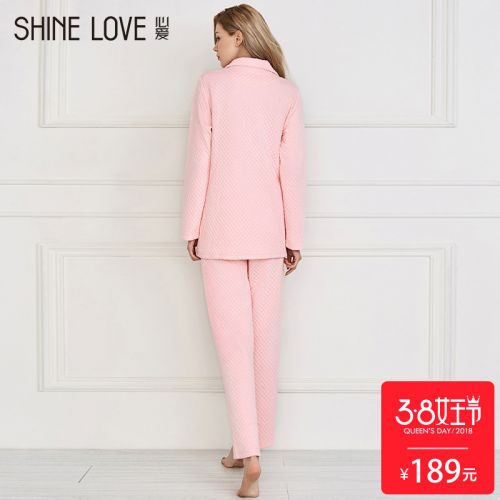 Pyjama pour femme SHINELOVE en Polyester à manches longues - Ref 2991509