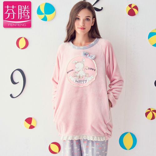 Pyjama pour femme en Polyester à manches longues - Ref 2991620