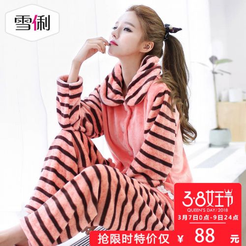 Pyjama pour femme en Polyester à manches longues - Ref 2991738