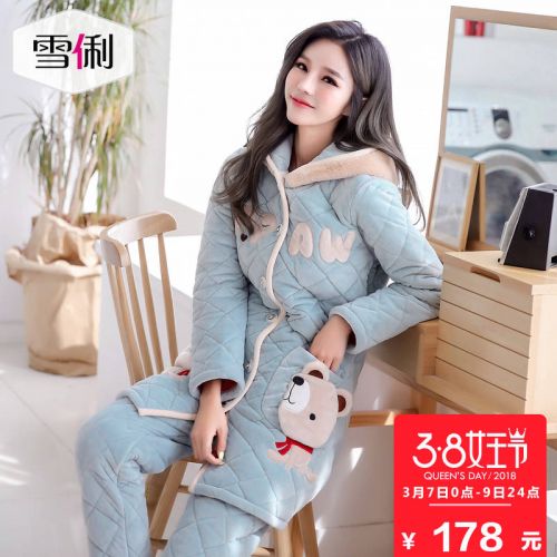 Pyjama pour femme en Polyester à manches longues - Ref 2991789