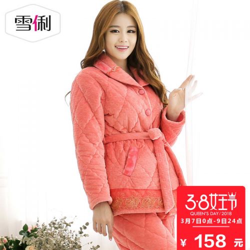 Pyjama pour femme en Polyester à manches longues - Ref 2991790