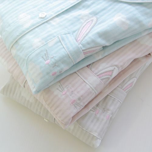 Pyjama pour femme en Coton à manches longues - Ref 2991956