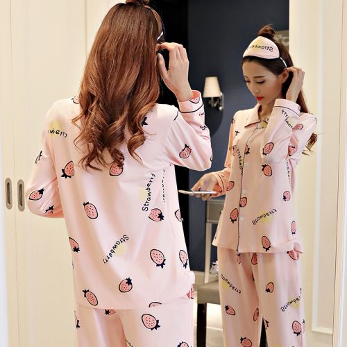 Pyjama pour femme en Coton à manches longues - Ref 2991991