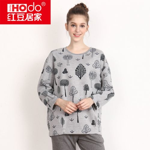 Pyjama pour femme HODOHOME en Polyester à manches longues - Ref 2992229