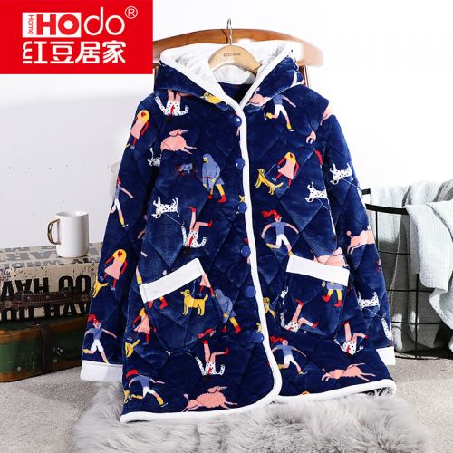 Pyjama pour femme HODOHOME en Polyester à manches longues - Ref 2992239