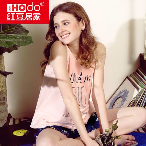 Pyjama pour femme HODOHOME en Coton à sling - Ref 2992306