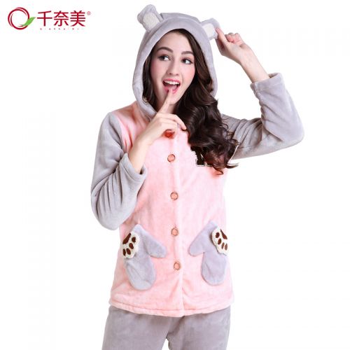 Pyjama pour femme à manches longues - Ref 2992378