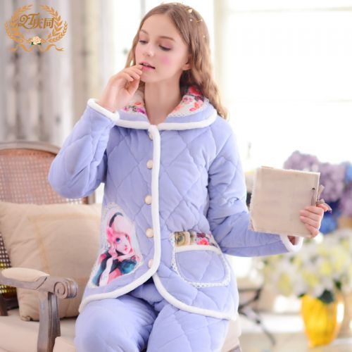 Pyjama pour femme en Polyester à manches longues - Ref 2992400