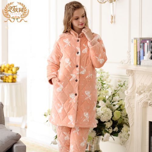 Pyjama pour femme en Polyester à manches longues - Ref 2992420