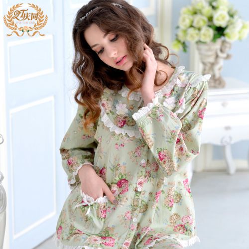 Pyjama pour femme en Coton à manches longues - Ref 2992446
