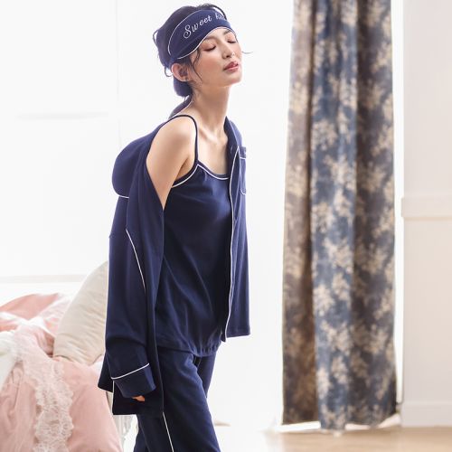 Pyjama pour femme en Coton à manches longues - Ref 2992458