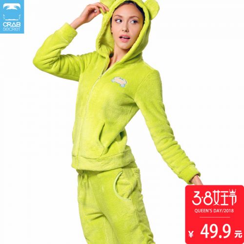 Pyjama pour femme CRAB SECRET CRABE en Polyester à manches longues - Ref 2992478