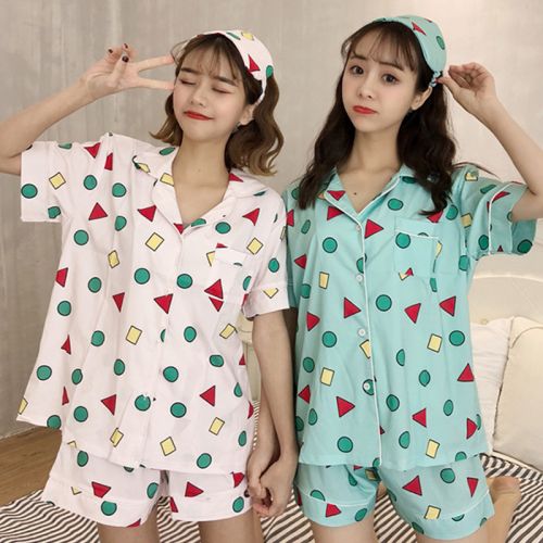 Pyjama pour femme en Polyester à manche courte - Ref 2992483