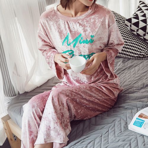 Pyjama pour femme VICTORIA S MODELE LA DE en Nylon à manches longues - Ref 2992493