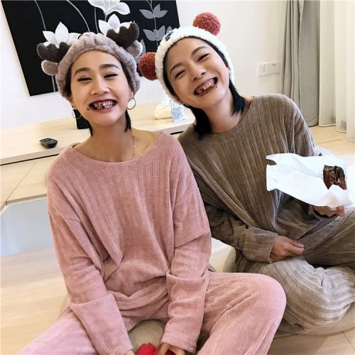 Pyjama pour femme à manches longues - Ref 2992502