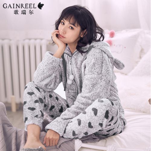 Pyjama pour femme GAINREEL en Polyester à manches longues - Ref 2992547