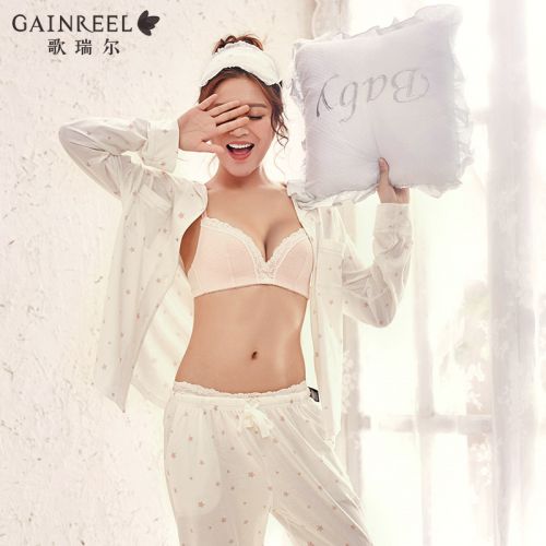 Pyjama pour femme GAINREEL en Coton à manches longues - Ref 2992576