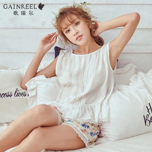 Pyjama pour femme GAINREEL en Viscose à sans manches - Ref 2992612