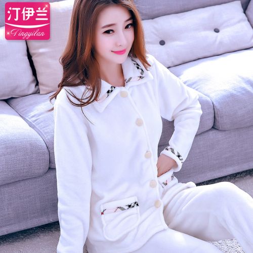Pyjama pour femme en Polyester à manches longues - Ref 2992647