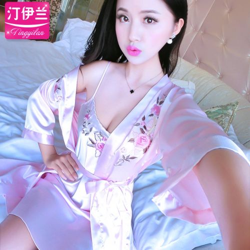 Pyjama pour femme en Polyester à manche courte - Ref 2992656