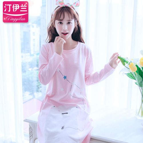 Pyjama pour femme en Coton à manches longues - Ref 2992658